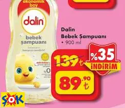 DALİN BEBEK ŞAMPUANI 900 ML DALİN BEBEK ŞAMPUANI 900 ML